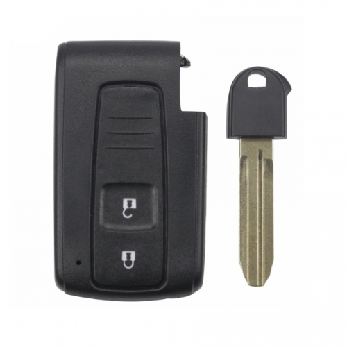 FS190064 2 Button Smart Key Cover Shell Case for T-oyota Smart Key Auto Car Key Replacement