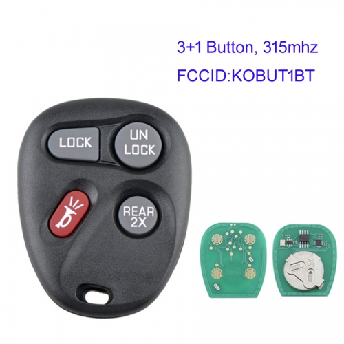 MK280065 3+1 Button Head Key 315mhz Remote Key for GMC Envoy Jimmy Bravada 1998-2000 Buick Park Avenue  KOBUT1BT