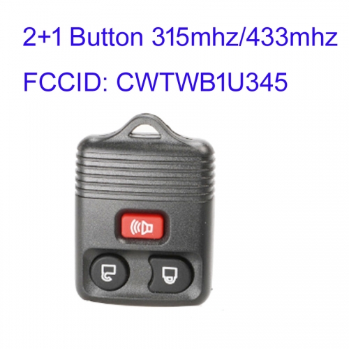MK160114 2+1 Button 315Mhz/434mhz  Remote Key for Ford CWTWB1U345 Remote Key Fob