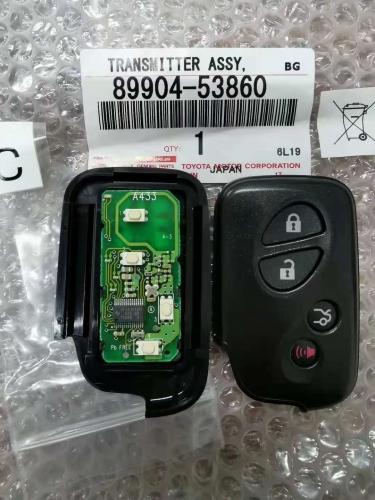 MK490053 3 +1 Button 433Mhz Smart Key Proximity Key for Lexus Auto Car Key Keyless Go Entry Fob 89904-53860
