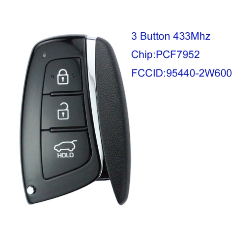 MK140152 3 Button 433mhz Smart Key for H-yundai Santa Fe 2013-2018 ix45 95440-2W600 with PCF7952 Chip Keyless Go