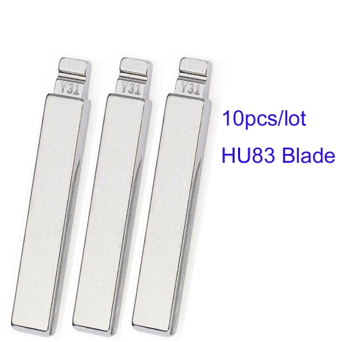 FS120028 10pcs Universal Remotes Flip Blade HU83# for C-itroen P-eugeot F-iat Key Blade Replacement #Y31
