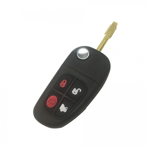 FS1500004 4 Button Smart Key Remote Key Shell Case for J-aguar Auto Car Key Shell with Blade
