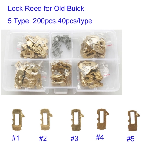 KT00045 Car Lock Repair Kit Accessories Car Lock Reed Lock Plate For Ford Old Buick Locksmith Tools,200pcs in Box