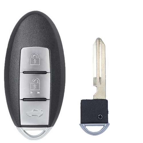 MK210006 3 Button 433mhz Smart Car Key for 2019 Teana KIcks Auto Car Key Remote Control 4A Chip