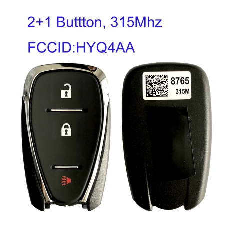 MK280017 Original 315MHz 2+1 Button Smart Key for Chevrolet Equinox Sonic, Spark 2016+ HYQ4AA PCF7937E NCF2951E Chip 13508766 13585723 13529665 Keyles