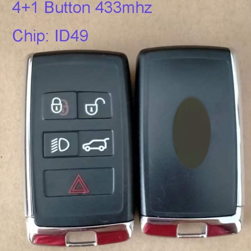 MK260009 4+1 Button 434mhz ID49 Chip Smart Key for Range Rover 2019 Keyless Go Proximity Car Key