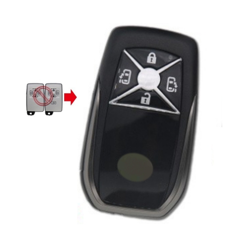 FS190045 4 Button Modified Smart  Key Cover Shell Case for T-oyota  L-exus Smart Key Auto Car Key Replacement