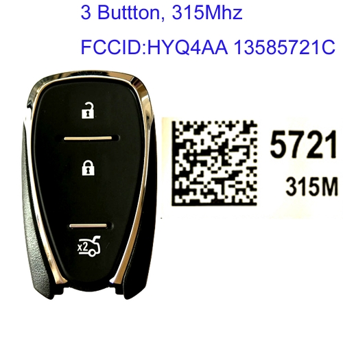 MK280020 3 Button smart key 315mhz for 2017 Chevrolet Cruze PCF7937E HYQ4AA 13585721C Keyles Go
