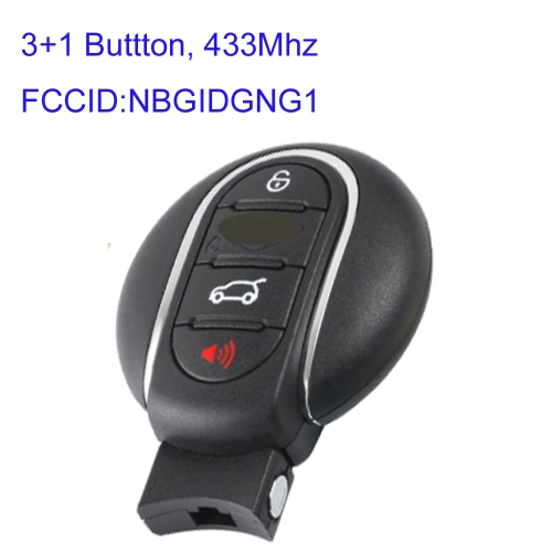 MK110018 433MHz 4 button Smart Card for BMW Mini Keyless Go Entry FCC ID NBGIDGNG1