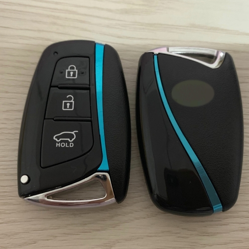 FS140030 3 Button Remote Flip Key Shell Case  for H-yundai  SANTA FE Auto Car Remote Key Replacement