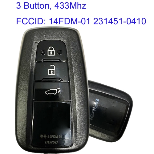 MK190279 3 Button 433MHz Smart Key for T-oyota  RAV4 2019 Keyless Go 14FDM-01 231451-0410 PCB