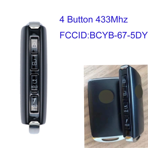 MK540054 Original 4-Button 433MHZ Smart Key for 2019-2020 Mazda 3 Auto Car Key Fob Keyless Go BCYB-67-5DY