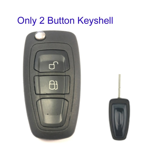 FS160044 2  Button Flip Key Remote KeyShell Case for Ford Ranger Remote 2011 - 2015 Housing Replacement