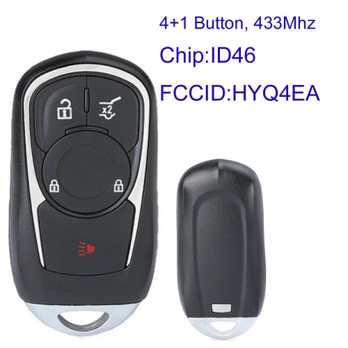 MK270052 4+1 Button 433MHz Smart Remote Key for Buick LaCrosse 2017-2019 HYQ4EA ID46 Chip