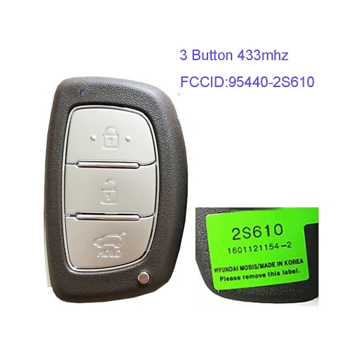 MK140094 3 Button 433mhz Smart Remote Control Key for H-yundai Tucson IX35 Remote 95440-2S610 ID46 Chip