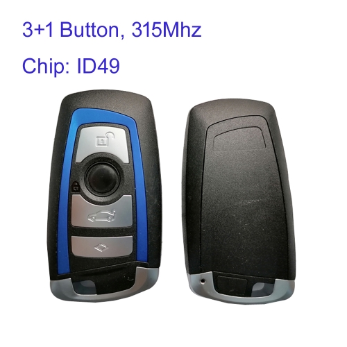 MK110005 4 button 315mhz ID49 Chip Smart Key for BMW F series FEM CAS4+System auto key