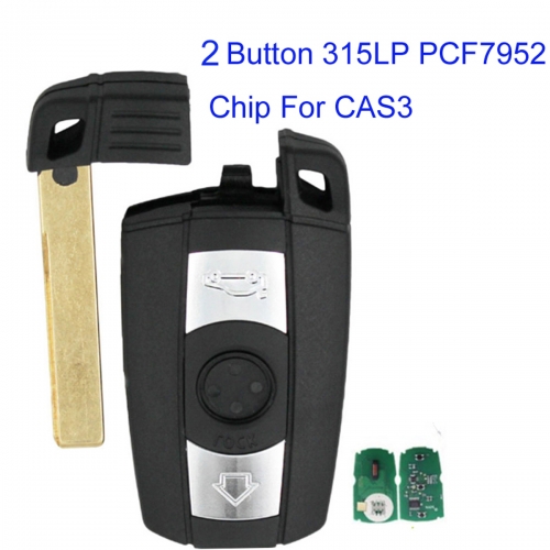 MK110047 2 button Remote Control key 315LP PCF7952 Chip for BMW 3 5 Series X5 X6 E60