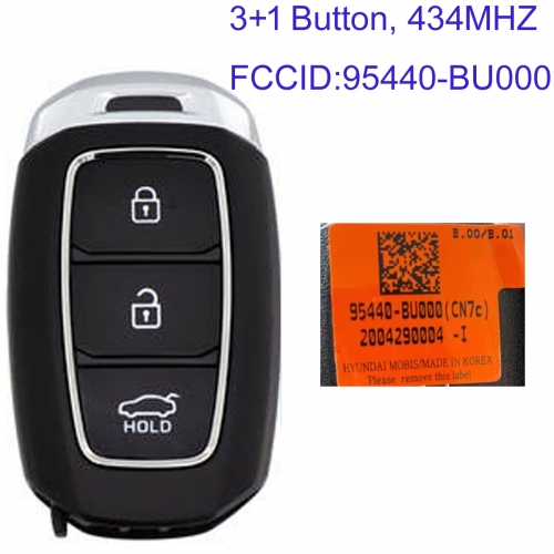 MK140281 3 Button 433MHz Smart Key for H-yundai FCCID 95440-BU000 Remote Key Fob Keyless Go