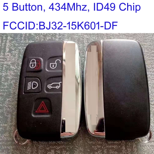 MK260004 OEM 4+1 Button Smart Car Key 434mhz PCF7953P for Range Rover Evoque Sport 2010- 2016 Remote Key LR027451 BJ32-15K601-DF