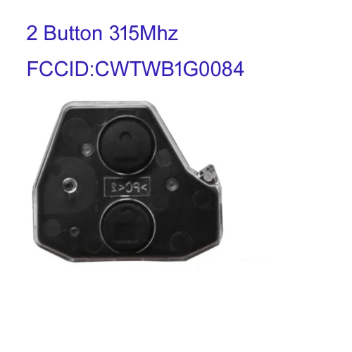 MK190459 2 Button Remote Control Key Chip for Auto T-oyota wigo Perodua  DAIHATSU FSK 315MHZ FCCID-CWTWB1G0084