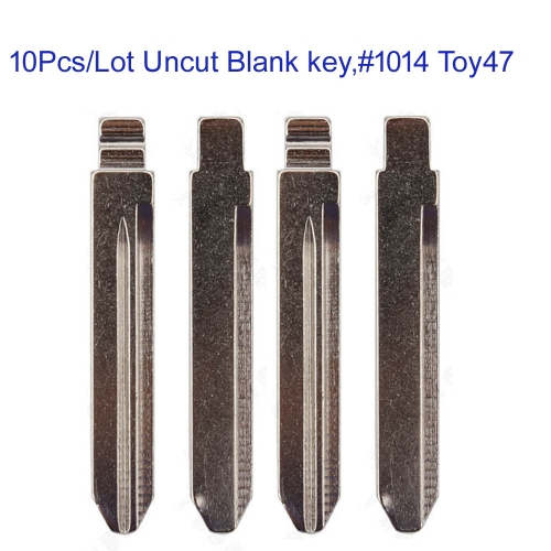 FS190128 10PCS/Lot Emergency Insert Key Blade Blades for T-oyota  Auto Car Flip Key Blade Replacement #1014 Toy47