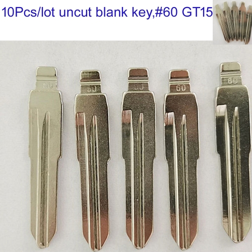 FS330013 10pcs/Lot Uncut Universal Key Blade Blades for F-ait  500 for F-errari Remote Uncut Blank Blade for KEYDIY XHORSE JMD #60 GT15