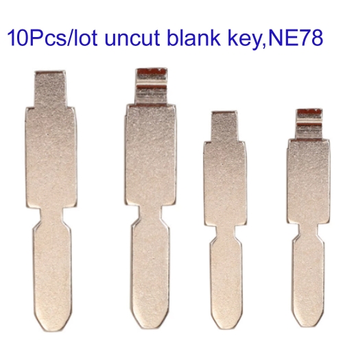 FS240035 10pcs Universal Remotes Flip Blade for P-eugeot C-itroen KD KEYDIY VVDI XHORSE Remote Uncut Blank Key NE78