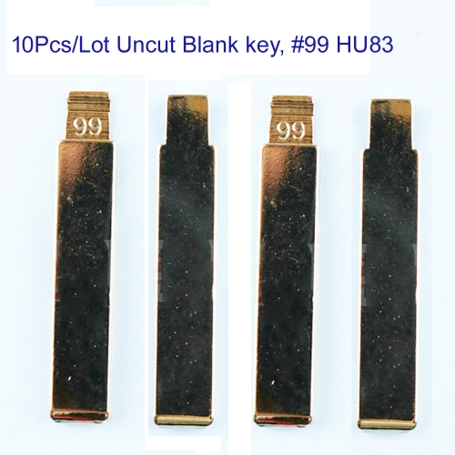 FS240037 10pcs Universal Remotes Flip Blade for R-enault P-eugeot 508 C-itroen Remote Uncut Blank Key #99 HU83