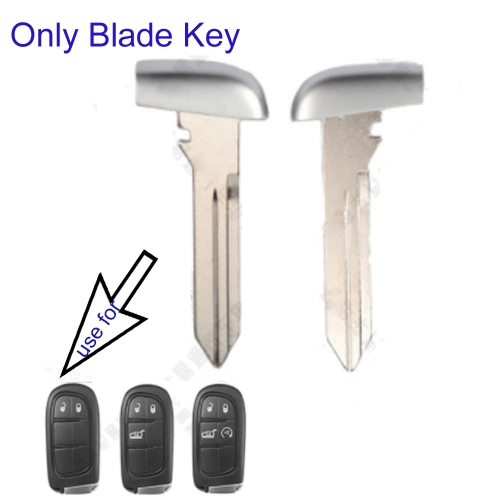 FS320029 Uncut Blade Emergency Key for C-hrysler Jeep Fait Smart Key Blade Key Replacement