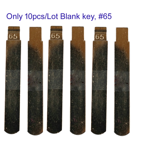 FS450011 10pcs/lot Blank Key For KD VVDI Remote Blade For Subaru #65 Metal Blank Key Replacement