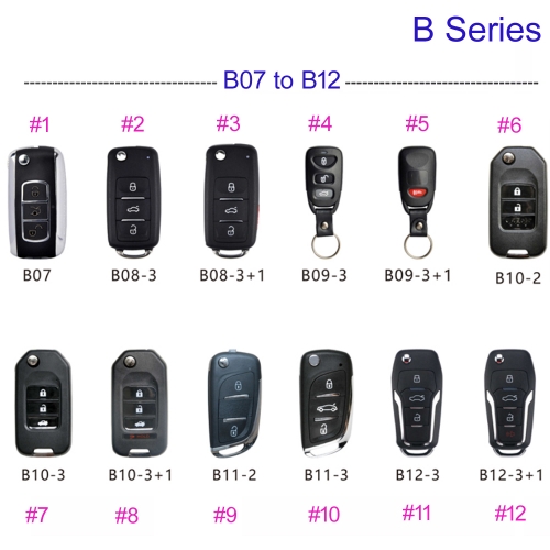 MK590121 KEYDIY KD B Series B07 B08 B09 B10 B11 B12 for KD900+ URG200 KD-X2 Programmer Remote Key