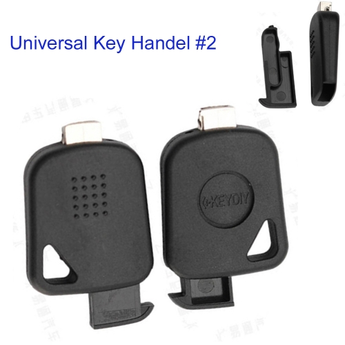 KT00082 #2 Universal Transponder Car Key Shell KD/VVDI Blades Head with Chip Holder Modified Multi-function Key Handle Locksmith Tool