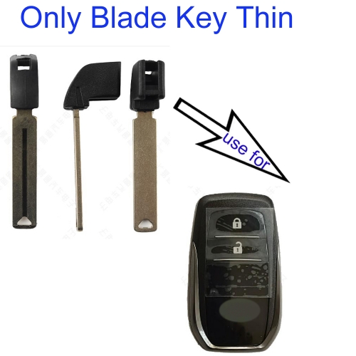 FS190161 Emergency Insert Key Blade Blades for T-oyota  Auto Car Key Blade Replacement Thin Blade