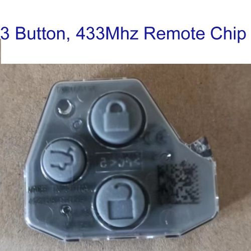 MK200012 3 Button Remote Control Key Chip PCB Only for T-oyota AVANZA Wigo Yaris FSK 433MHZ FCCID TWB1G0126 CWTWB1G0084