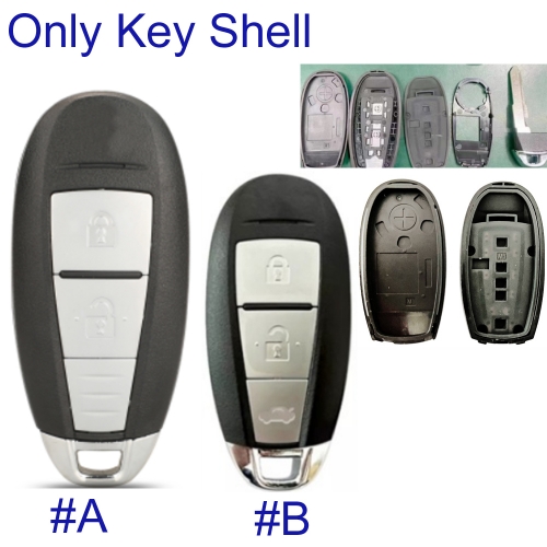 FS370030 2/3button  Smart key Remote Key Shellfor S-uzuki SX4 Swift Vitara S-CROSS key with Emergency Key Blade