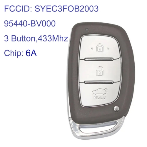 MK140188 3Button 433MHz Smart Key for H-yundai Creta 2021 Car Key Fob with 6A Chip  SYEC3FOB2003 95440-BV000