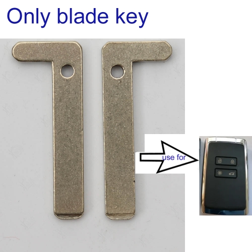 FS230030 Emergency Insert Key Blade Blades for R-enault Megane 4 Car Key Uncut Blade Replacement