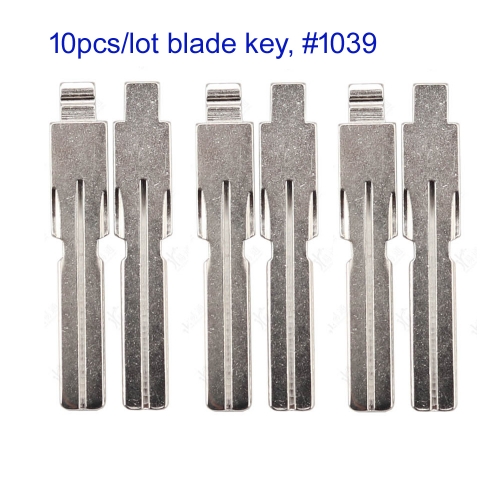FS170025 10pcs/lot Metal Key Emergency Blade For Greatwall XC90 S80  Key Blade Blank Key Head #1039