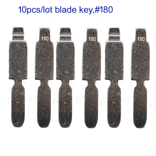 FS240041 10pcs Universal Remotes Flip Blade for R-enault P-eugeot 406 307 C-itroen C4 Remote Uncut Blank Key #180