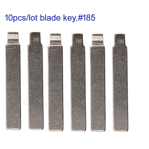 FS610013 10pcs/Lot Uncut Flip Key Metal Blade Key for Flip Key Blank for KEYDIY Xhorse Remote for A7 Truck Blank Key #185