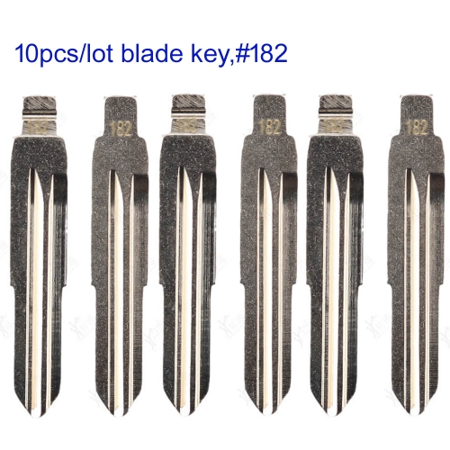 FS280044 10Pcs Universal Car Key Blank KD Blade Flip Car Key Blade for Buick Chevrolet Opel #182 DW05