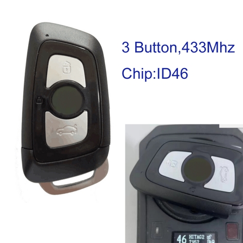 MK700001 OEM 3Button 433MHZ Smart Key for Zhonghua H330 with ID46 Chip Auto Car Key Fob