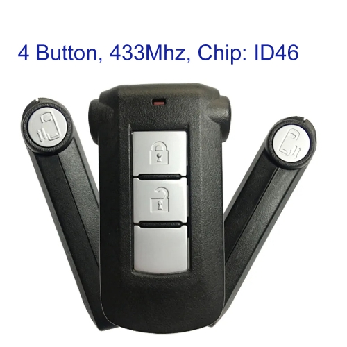 MK350073 4 Buttons 434Mhz Smart Key for M-itsubishi FCCID:G8D-644M-KEY-E With ID46 Chip Auot Key Fob