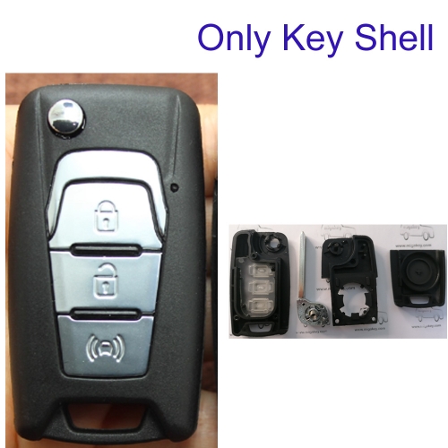 FS430006 3 Button Smart Key Remote Key Shell Cover for S-sangyong Key Remote Replacement FS430006 3 Button Smart Key Remote Key Shell Cover for S-sangyong Key Remote Replacement