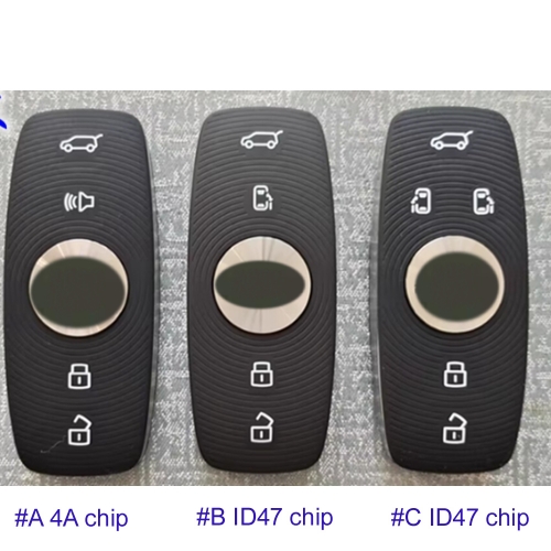 MK380007 4/5 Button 433MHz Smart Key Remote for Roewe RX8 RX9 Auto Car Key Fob with 4A/47 Chip MK380007 4/5 Button 433MHz Smart Key Remote for Roewe RX8 RX9 Auto Car Key Fob with 4A/47 Chip