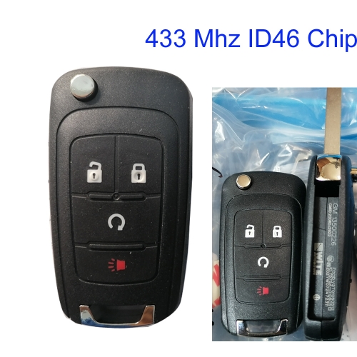 MK280193 3 Button Flip Key 434mhz ID46 Chip for Chevrolet Cruze Auto Car Key Remote Without Keyless MK280193 3 Button Flip Key 434mhz ID46 Chip for Chevrolet Cruze Auto Car Key Remote Without Keyless
