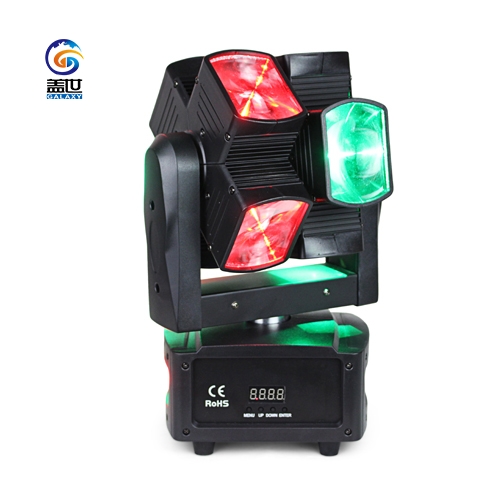 8x10W Unique Dual Axis Moving Head Light