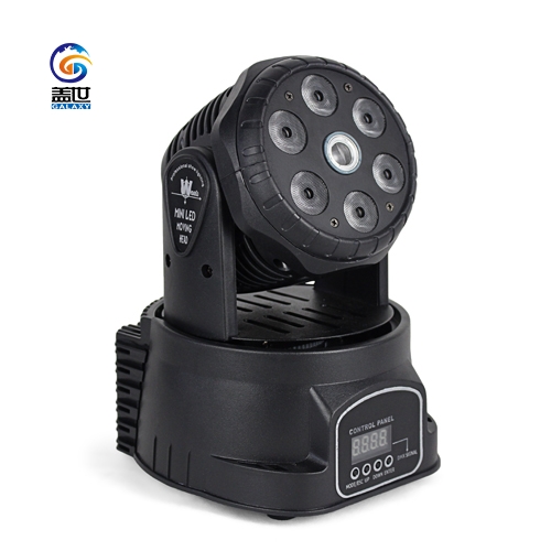 7pcs Led Moving Head Light with Laser
