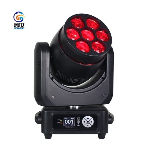 7 pcs x 40W Led Zoom luz de la cabeza